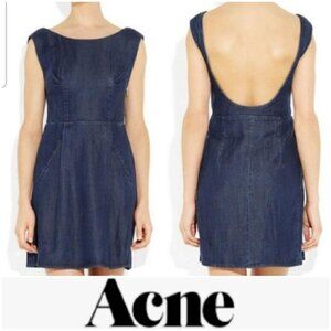 Acne Studios Blue Betty Dress in Denim | Size 36